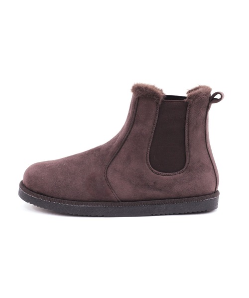 RiiiKa(リーカ)の「【RiiiKa/リーカ】サイドゴアファーブーツ(ブーツ・レディース・アイボリー/ブラック/ブラウン・22.5cm/23.5cm/24.5cm/24.5㎝)」の9枚目の写真