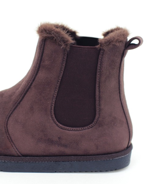 RiiiKa(リーカ)の「【RiiiKa/リーカ】サイドゴアファーブーツ(ブーツ・レディース・アイボリー/ブラック/ブラウン・22.5cm/23.5cm/24.5cm/24.5㎝)」の13枚目の写真