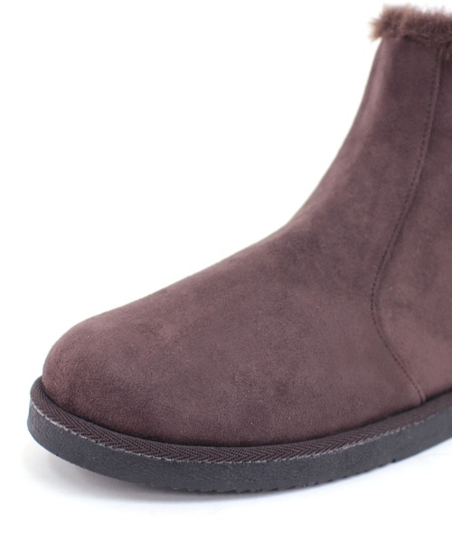 RiiiKa(リーカ)の「【RiiiKa/リーカ】サイドゴアファーブーツ(ブーツ・レディース・アイボリー/ブラック/ブラウン・22.5cm/23.5cm/24.5cm/24.5㎝)」の11枚目の写真