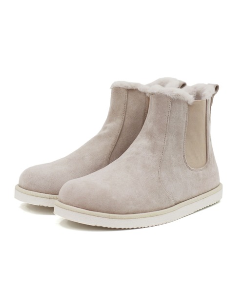 RiiiKa(リーカ)の「【RiiiKa/リーカ】サイドゴアファーブーツ(ブーツ・レディース・アイボリー/ブラック/ブラウン・22.5cm/23.5cm/24.5cm/24.5㎝)」の14枚目の写真