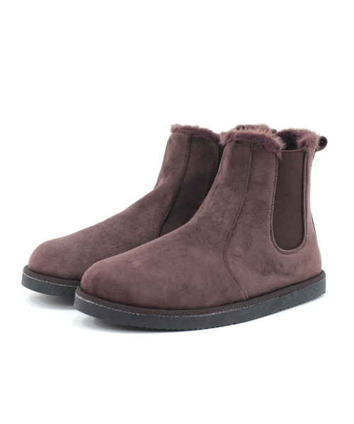 RiiiKa(リーカ)の「【RiiiKa/リーカ】サイドゴアファーブーツ(ブーツ・レディース・アイボリー/ブラック/ブラウン・22.5cm/23.5cm/24.5cm/24.5㎝)」の16枚目の写真