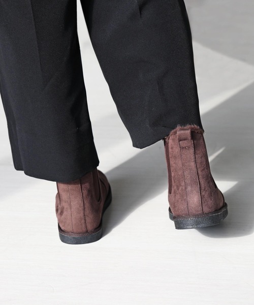 RiiiKa(リーカ)の「【RiiiKa/リーカ】サイドゴアファーブーツ(ブーツ・レディース・アイボリー/ブラック/ブラウン・22.5cm/23.5cm/24.5cm/24.5㎝)」の20枚目の写真