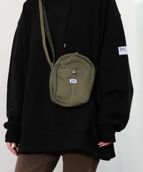 Lee(リー)の「Lee/リー キャンバス ワークポケットミニショルダー(ショルダーバッグ・メンズ・ホワイト/ブラック/ブラウン/カーキ/ピンク・FREE)」の19枚目の写真