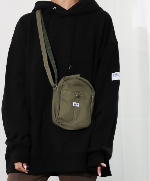 Lee(リー)の「Lee/リー キャンバス ワークポケットミニショルダー(ショルダーバッグ・メンズ・ホワイト/ブラック/ブラウン/カーキ/ピンク・FREE)」の20枚目の写真