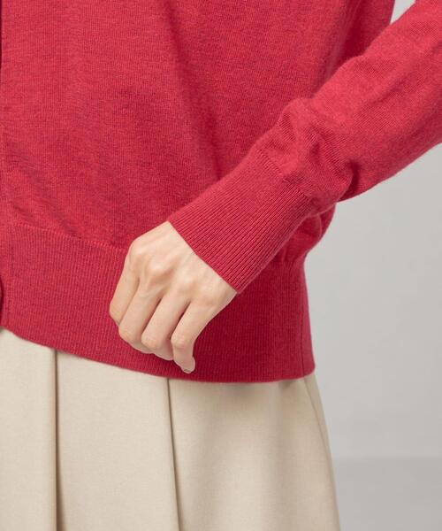 closet story(クローゼットストーリー)の「<closet story(クローゼットストーリー)>ドルマンスリーブ Vネック カーディガン -ウォッシャブル-(カーディガン/ボレロ・レディース・ピンク/ダークグレー/ターコイズブルー・FREE)」の11枚目の写真