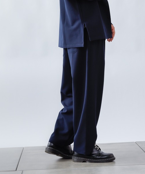 COLONY 2139(コロニートゥーワンスリーナイン)の「ストレッチイージーケアパンツ(バルーン)/ワイドテーパード ※セットアップ対応(スラックス・メンズ・ブラック/チャコールグレー/ネイビー・MEDIUM/LARGE/SMALL)」の1枚目の写真