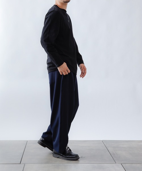 COLONY 2139(コロニートゥーワンスリーナイン)の「ストレッチイージーケアパンツ(バルーン)/ワイドテーパード ※セットアップ対応(スラックス・メンズ・ブラック/チャコールグレー/ネイビー・MEDIUM/LARGE/SMALL)」の12枚目の写真