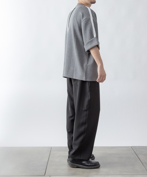 COLONY 2139(コロニートゥーワンスリーナイン)の「ストレッチイージーケアパンツ(バルーン)/ワイドテーパード ※セットアップ対応(スラックス・メンズ・ブラック/チャコールグレー/ネイビー・MEDIUM/LARGE/SMALL)」の10枚目の写真
