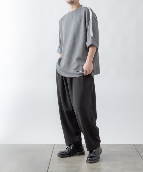 COLONY 2139(コロニートゥーワンスリーナイン)の「ストレッチイージーケアパンツ(バルーン)/ワイドテーパード ※セットアップ対応(スラックス・メンズ・ブラック/チャコールグレー/ネイビー・MEDIUM/LARGE/SMALL)」の13枚目の写真