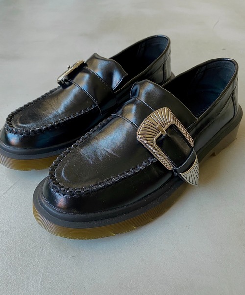 VACANCY（ヴァカンシー）の「バックルローファー（ローファー・レディース・ブラック・S/M/L/XL）」の2枚目の写真