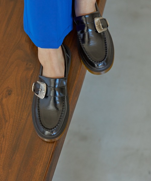 VACANCY（ヴァカンシー）の「バックルローファー（ローファー・レディース・ブラック・S/M/L/XL）」の20枚目の写真