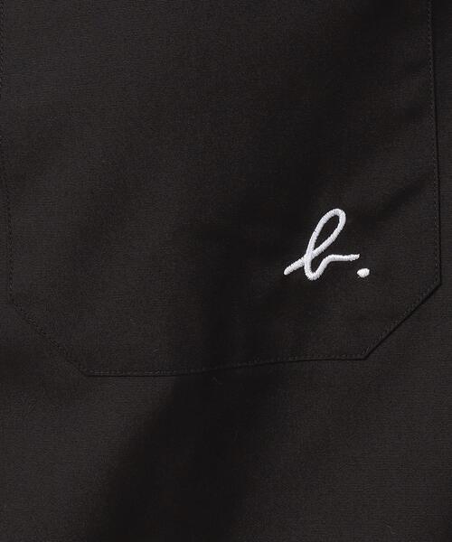 agnes b.（アニエスベー）の「WEB限定 UQ25 CHEMISE b.ロゴコットンシャツ（シャツ/ブラウス・メンズ・ブラック・38/42/36/40）」の5枚目の写真