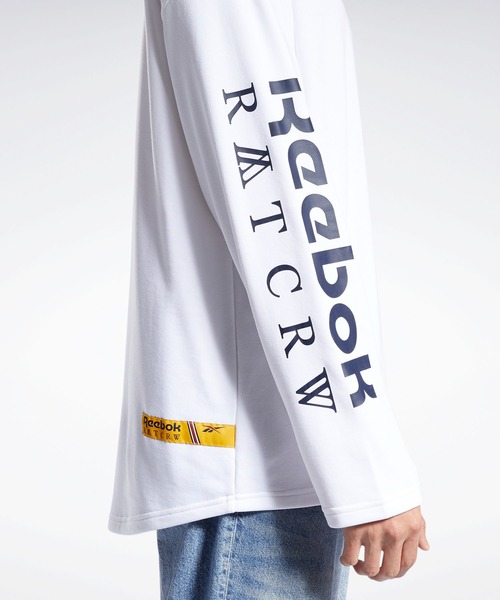 Reebok(リーボック)の「ロマンティッククラウン ロングスリーブ Tシャツ / Romantic Crown Long Sleeve T-Shirt(Tシャツ/カットソー・メンズ・ホワイト/ブラック・X-SMALL/XXX-LARGE/X-LARGE/XX-LARGE/MEDIUM/SMALL/LARGE)」の5枚目の写真