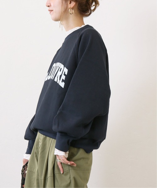 Simplicite(サンプリシテ)の「カレッジロゴスウェット◆(スウェット・レディース・ホワイト/ネイビー/パープル・FREE)」の11枚目の写真