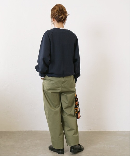 Simplicite(サンプリシテ)の「カレッジロゴスウェット◆(スウェット・レディース・ホワイト/ネイビー/パープル・FREE)」の22枚目の写真