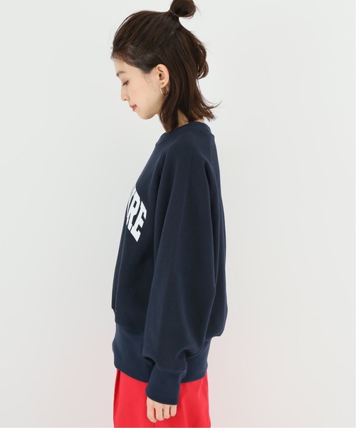 Simplicite(サンプリシテ)の「カレッジロゴスウェット◆(スウェット・レディース・ホワイト/ネイビー/パープル・FREE)」の18枚目の写真