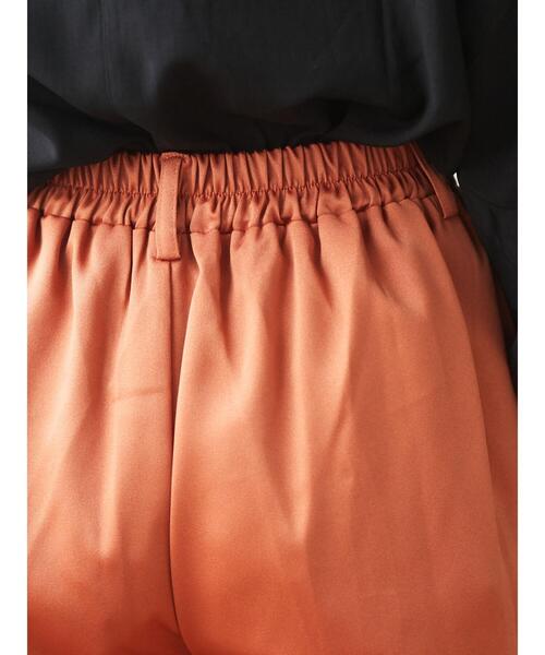 Green Parks(グリーンパークス)の「・novem9 サイドスリットジョーゼットパンツ*(その他パンツ・レディース・チャコールグレー/ベージュ/オレンジ/モカ・FREE)」の14枚目の写真