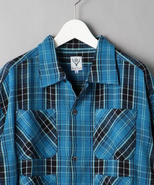South2 West8（サウスツーウェストエイト）の「＜South2 West8（サウスツー ウエストエイト）＞ 6POCKET SHT/シャツ □□（シャツ/ブラウス・メンズ・レッド/コバルトブルー・M/L）」の9枚目の写真