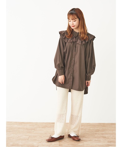 SLURR(スラ―)の「レースパンツ(その他パンツ・レディース・モカ/ライトベージュ・S/M)」の13枚目の写真