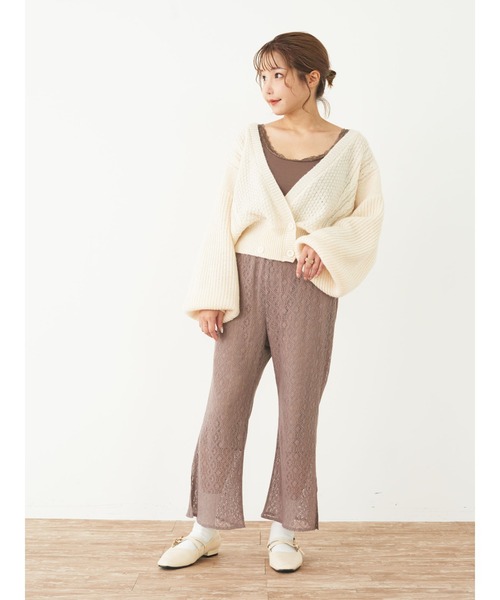 SLURR(スラ―)の「レースパンツ(その他パンツ・レディース・モカ/ライトベージュ・S/M)」の17枚目の写真