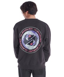 Quiksilver（クイックシルバー）の「GOLDEN RECORD CREW/クイックシルバーバックプリントスウェットトレーナー（スウェット・メンズ）」