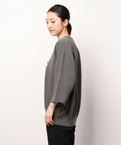 MIDWEST(ミッドウエスト)の「603 CREW NECK HALF SLEEVE TOPS(スウェット・レディース・ダークグレー・FREE)」の3枚目の写真