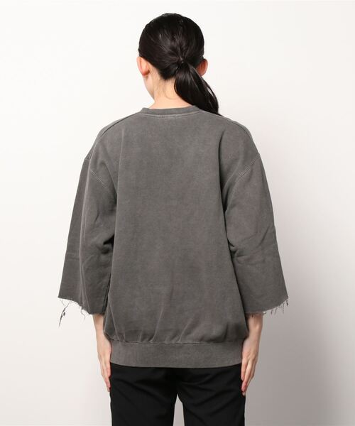 MIDWEST(ミッドウエスト)の「603 CREW NECK HALF SLEEVE TOPS(スウェット・レディース・ダークグレー・FREE)」の2枚目の写真