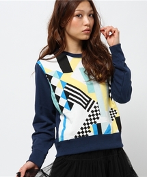 WEGO | WEGO/幾何学柄スウェット(スウェット)