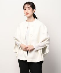 美品✳︎エストネーション ESTNATION ニットポンチョ コート 春カラー 美品✳︎エストネーション ESTNATION ニットポンチョ コート 春