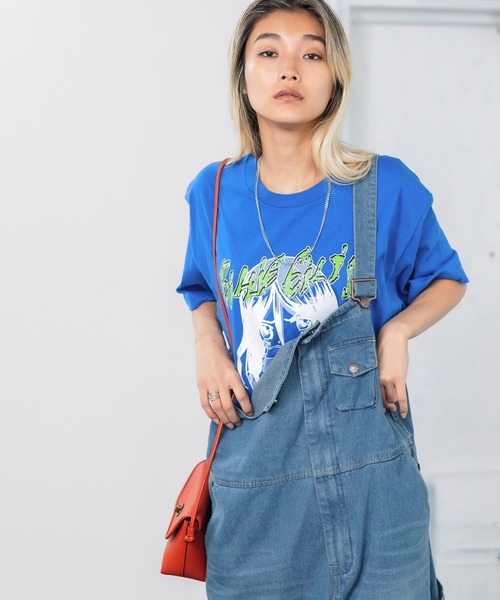 ROOPTOKYO(ループトウキョウ)の「BILLIE EILISH/ビリーアイリッシュ BLAH-TTE TEE グラフィック 半袖Tシャツ ビリー・アイリッシュ プリントT(Tシャツ/カットソー・メンズ・ホワイト/ブルー/ブラック・L/2XL/M/XL)」の21枚目の写真