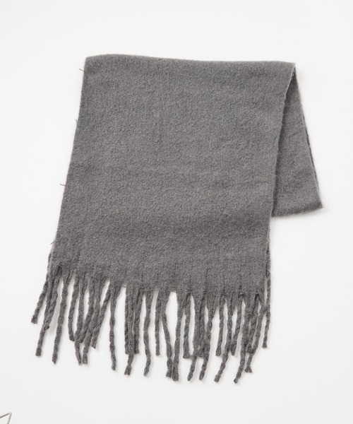 CIAOPANIC（チャオパニック）の「【WEB限定】カラーマフラー/ストール（マフラー・レディース・ブラック/ベージュ/ネイビー/グレー/ピンク/オレンジ/ブルー/グリーン/キャメル・FREE）」の10枚目の写真