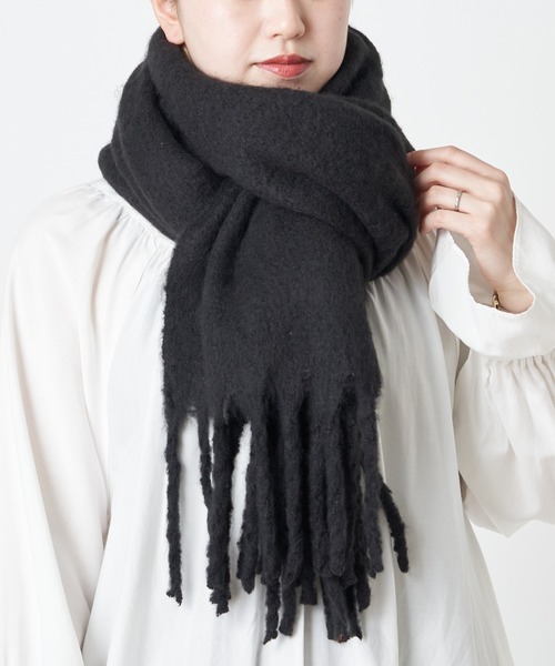 CIAOPANIC（チャオパニック）の「【WEB限定】カラーマフラー/ストール（マフラー・レディース・ブラック/ベージュ/ネイビー/グレー/ピンク/オレンジ/ブルー/グリーン/キャメル・FREE）」の22枚目の写真