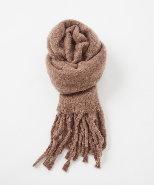 CIAOPANIC（チャオパニック）の「【WEB限定】カラーマフラー/ストール（マフラー・レディース・ブラック/ベージュ/ネイビー/グレー/ピンク/オレンジ/ブルー/グリーン/キャメル・FREE）」の18枚目の写真