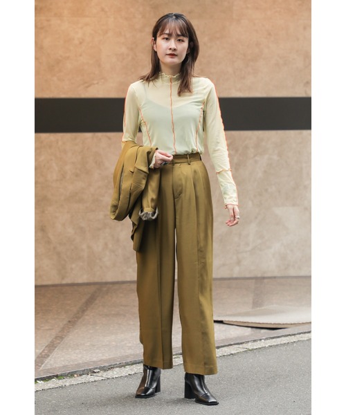 ROSE BUD（ローズバッド）の「ジャケット&パンツセットアップ（ワンピース・レディース・ベージュ/カーキ/ブルー・SMALL/MEDIUM）」の13枚目の写真