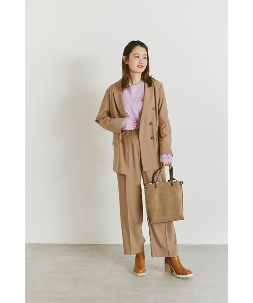 ローズバッドROSEBUD セットアップ　ジャケット　パンツ ROSE BUD（ローズバッド）の「ジャケット&パンツセットアップ