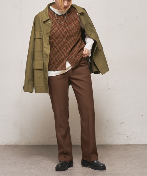 CIAOPANIC（チャオパニック）の「ジャガードニットベスト（ベスト・レディース・ブラウン/ネイビー/グリーン・FREE）」の20枚目の写真