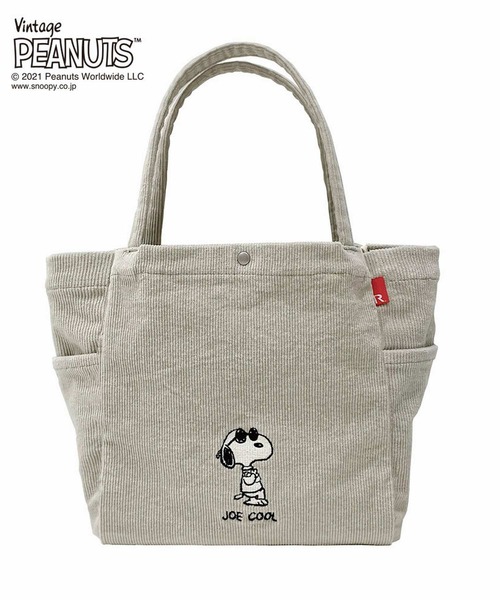 ルートート コーデュロイ トート Snoopy スヌーピー Ip デリマルシェ Peanuts 7a トートバッグ Vintage Peanuts ビンテージピーナッツ のファッション通販 Zozotown