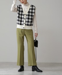 N.（N. Natural Beauty Basic） | 【S Size Line】◆センタープレスポケットフレアパンツ(その他パンツ)