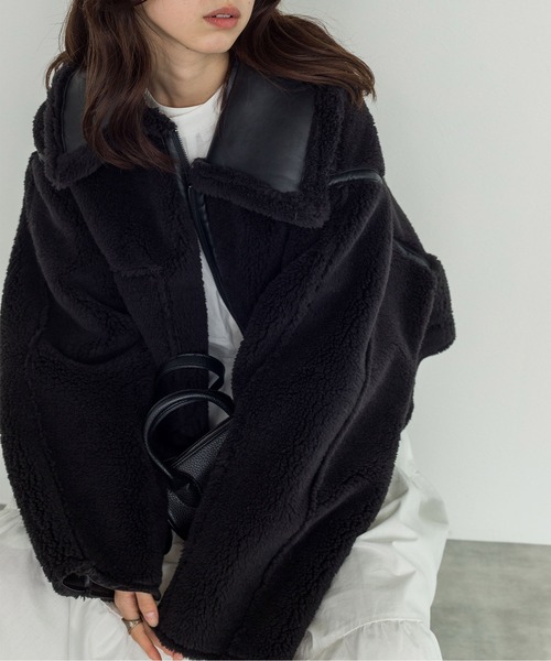 w closet（ダブルクローゼット）の「【リバーシブル】フェイクレザー