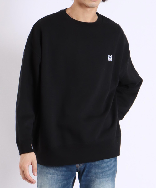 The Endless Summer（エンドレスサマー）の「【WEB / FLAG SHOP限定】TES BIG SWEAT DOG BEACH/オーバーサイズ・ビッグシルエット（スウェット・メンズ・ブラック/ネイビー/ピンク系その他4・FREE）」の2枚目の写真