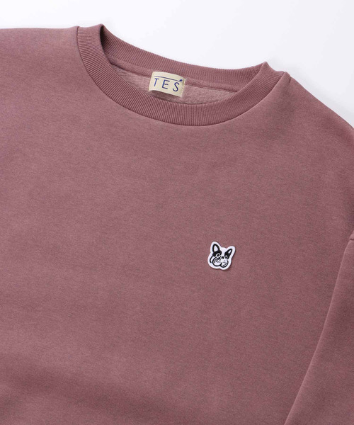 The Endless Summer（エンドレスサマー）の「【WEB / FLAG SHOP限定】TES BIG SWEAT DOG BEACH/オーバーサイズ・ビッグシルエット（スウェット・メンズ・ブラック/ネイビー/ピンク系その他4・FREE）」の4枚目の写真