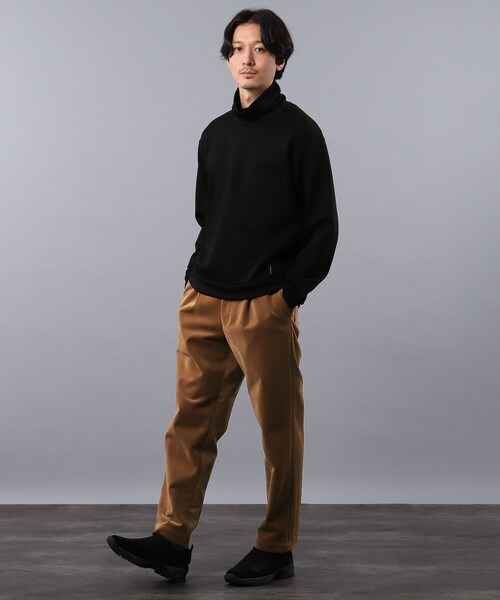 TAKEO KIKUCHI（タケオキクチ）の「◆【Sサイズ～】ダウンファブリック コーデュロイ イージー パンツ（スーツパンツ・メンズ・ネイビー/ダークグレー/ブラウン系・01/02/03/04）」の9枚目の写真