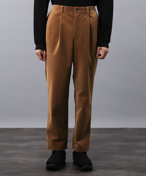 TAKEO KIKUCHI（タケオキクチ）の「◆【Sサイズ～】ダウンファブリック コーデュロイ イージー パンツ（スーツパンツ・メンズ・ネイビー/ダークグレー/ブラウン系・01/02/03/04）」の10枚目の写真