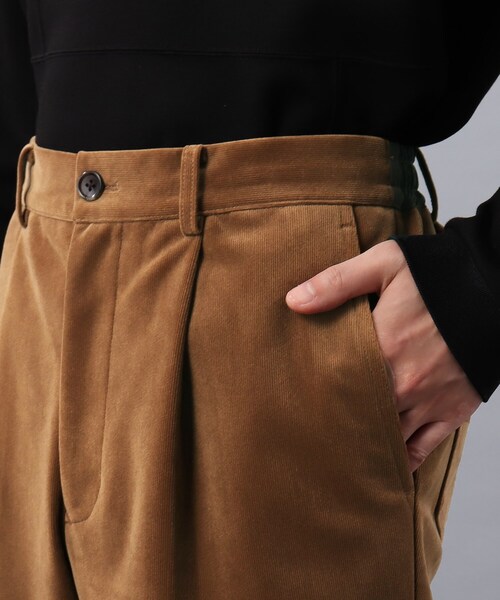 TAKEO KIKUCHI（タケオキクチ）の「◆【Sサイズ～】ダウンファブリック コーデュロイ イージー パンツ（スーツパンツ・メンズ・ネイビー/ダークグレー/ブラウン系・01/02/03/04）」の13枚目の写真