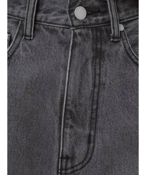 EMODA（エモダ）の「アウトラインルーズジャストウエストジーンズ（デニムパンツ・レディース・ブラック/グレー・SMALL/MEDIUM）」の11枚目の写真