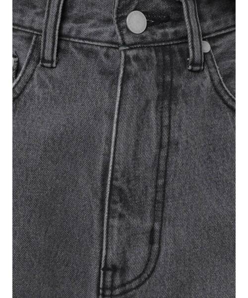 EMODA（エモダ）の「アウトラインルーズジャストウエストジーンズ（デニムパンツ・レディース・ブラック/グレー・SMALL/MEDIUM）」の22枚目の写真