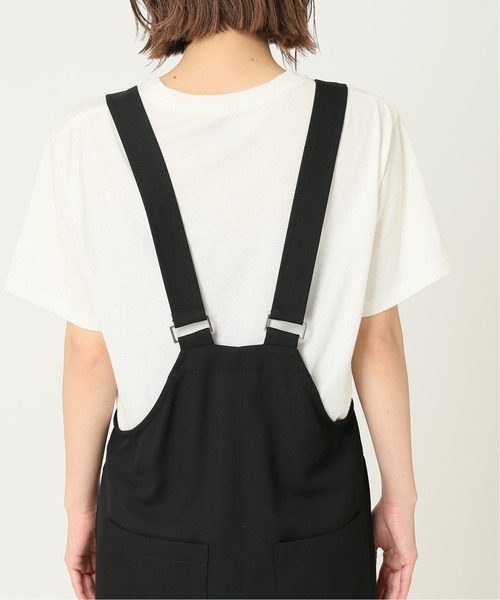 journal standard L'essage（ジャーナルスタンダードレサージュ）の「TWカルゼ ジャンパーワンピース◆4（ジャンパースカート・レディース・ブラック・FREE）」の9枚目の写真