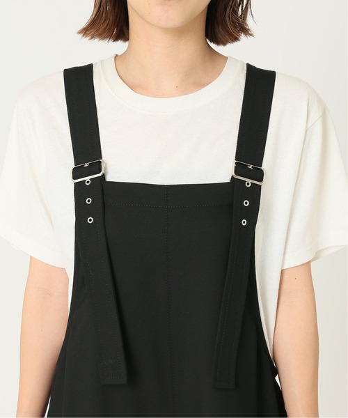 journal standard L'essage（ジャーナルスタンダードレサージュ）の「TWカルゼ ジャンパーワンピース◆4（ジャンパースカート・レディース・ブラック・FREE）」の12枚目の写真