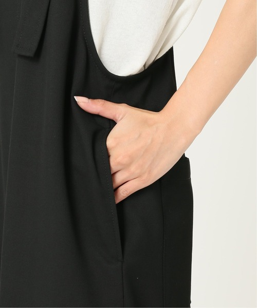 journal standard L'essage（ジャーナルスタンダードレサージュ）の「TWカルゼ ジャンパーワンピース◆4（ジャンパースカート・レディース・ブラック・FREE）」の14枚目の写真