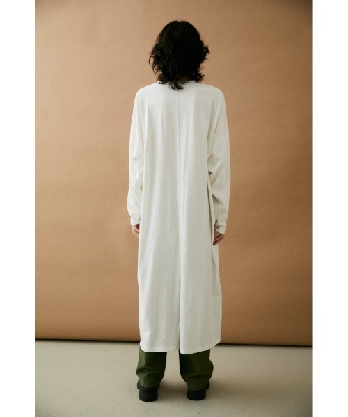 BLACK BY MOUSSY（ブラックバイマウジー）の「supima cotton long one-piece（ワンピース・レディース・ブラウン/ホワイト/グレー・FREE）」の17枚目の写真